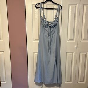 Light Blue Milkmaid Dress